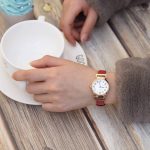 Top Plaza Womens Ladies Classic Simple Leather Analog Wrist Watch Rose Gold Case Arabic Numerals Casual Dress Quartz Watches,Small Dial - Image 2